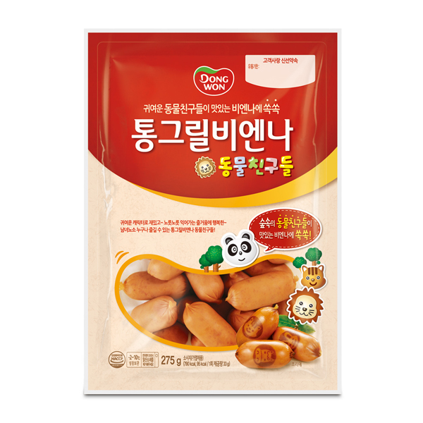 动物印章维亚纳烧烤香肠