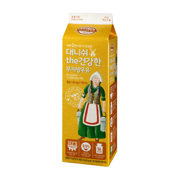 丹麦健康脱脂牛奶